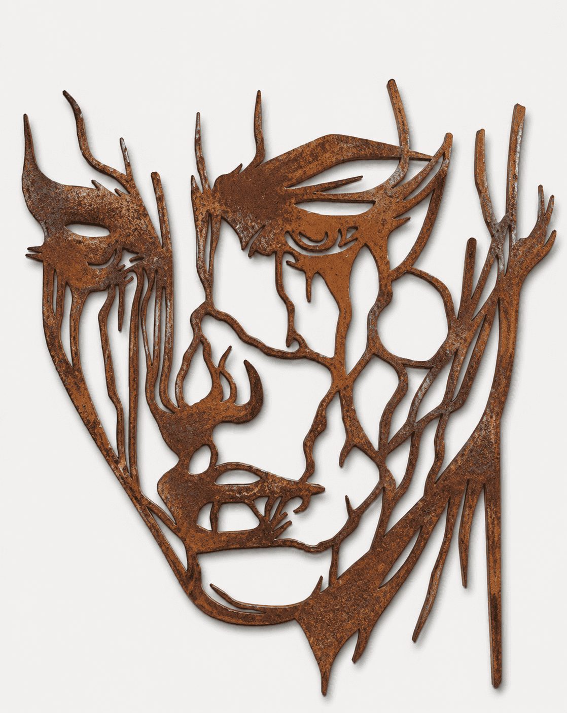 VISAGE ACIER CORTEN — agencement extérieur, C Design Mobilier