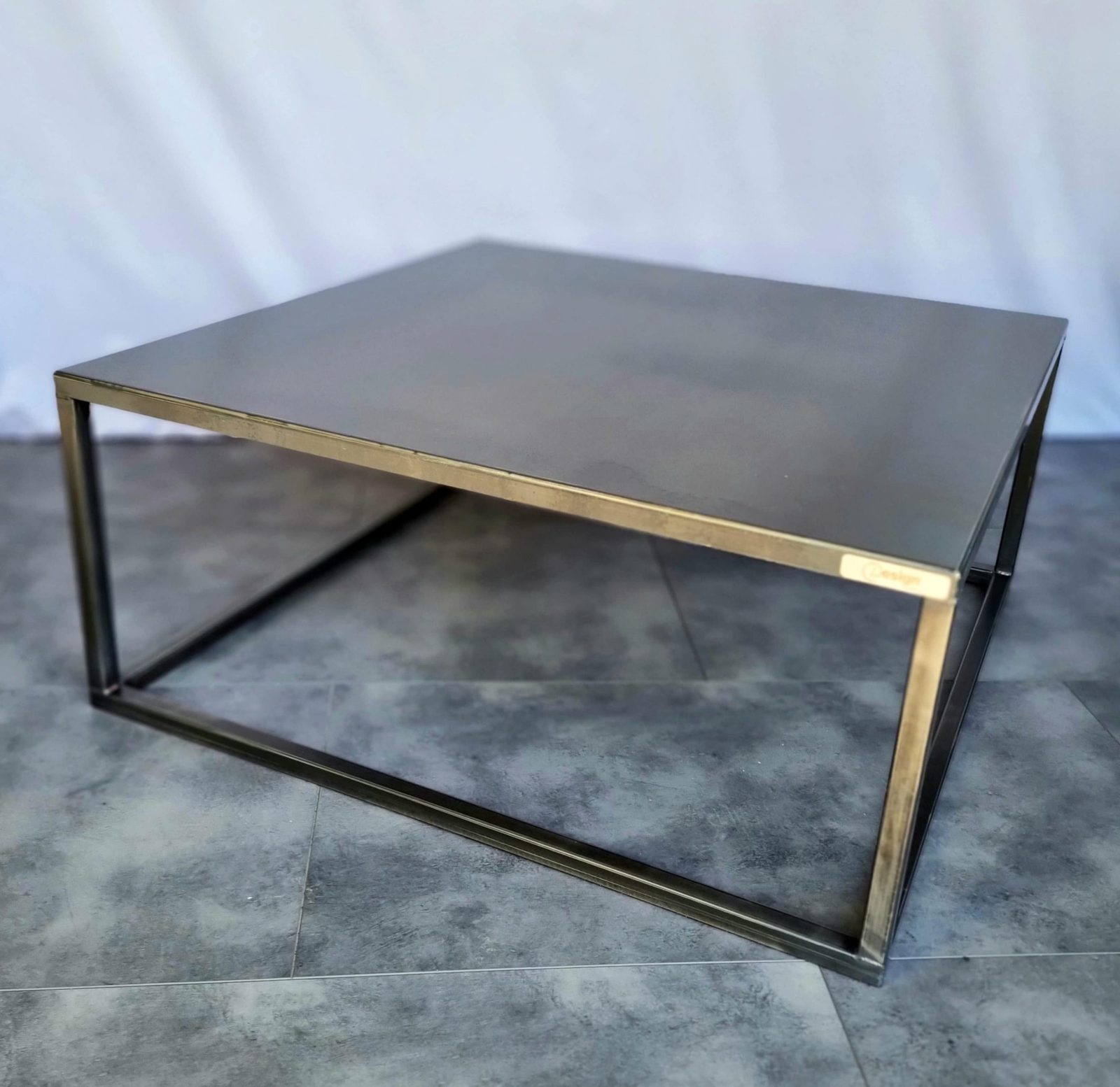 TABLE BASSE MÉTALO