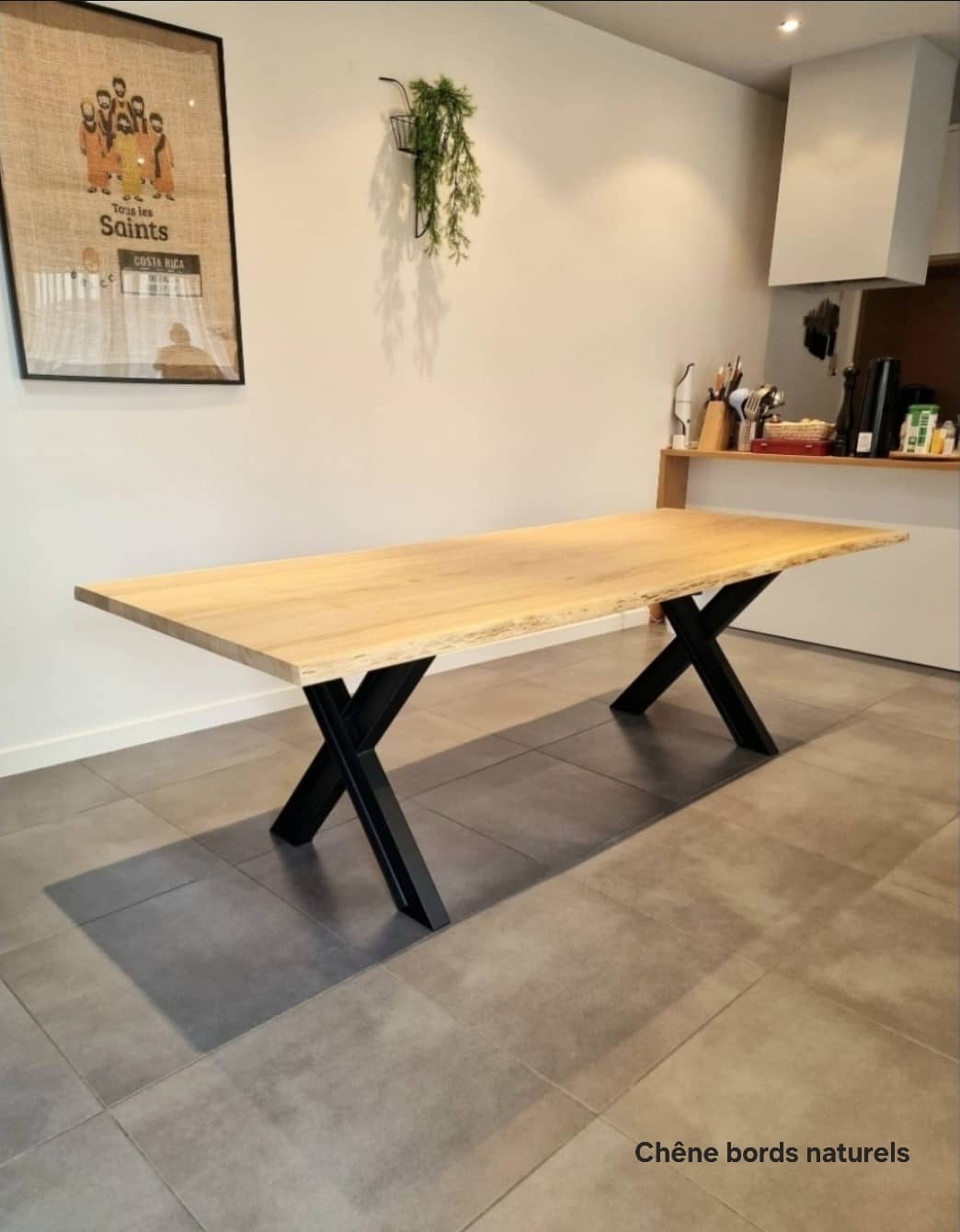 PLATEAU CHÊNE OU FRÊNE MASSIF SUR MESURE
