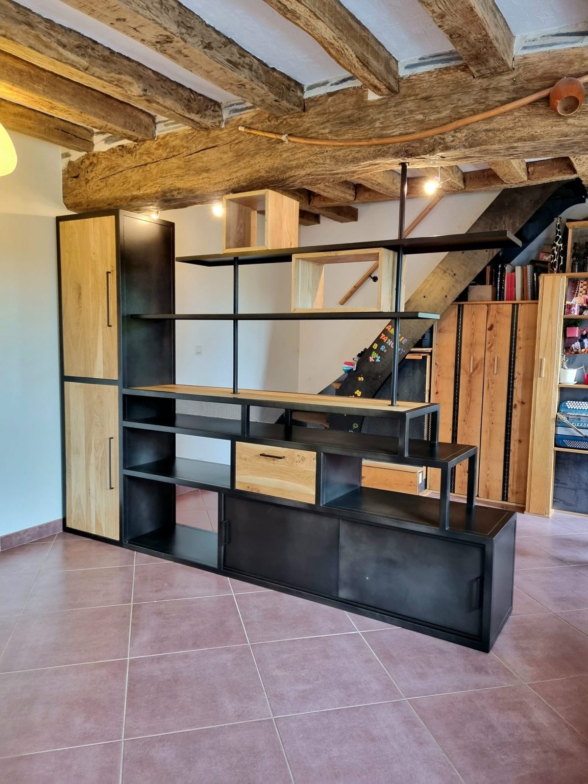 BIBLIOTHÈQUE SUR MESURE — gros meubles, C Design Mobilier