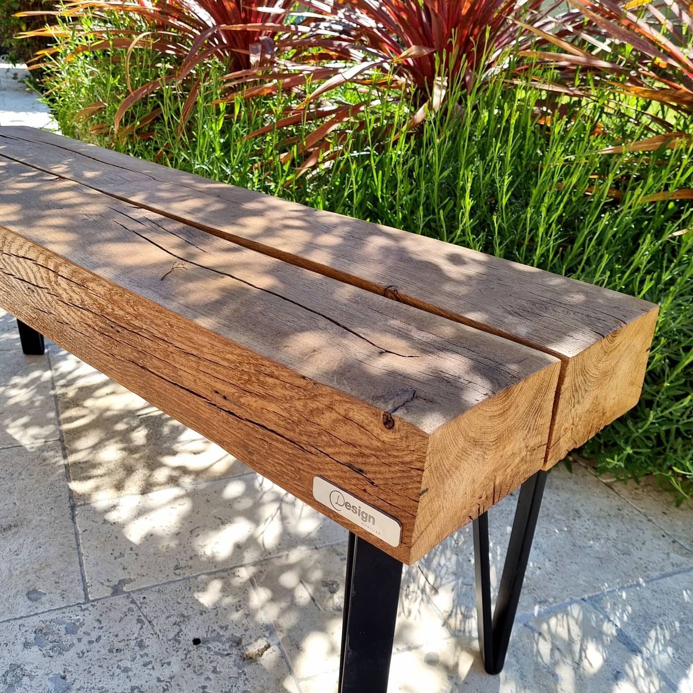 BANC CHÊNE MASSIF — meubles d'appoint, C Design Mobilier