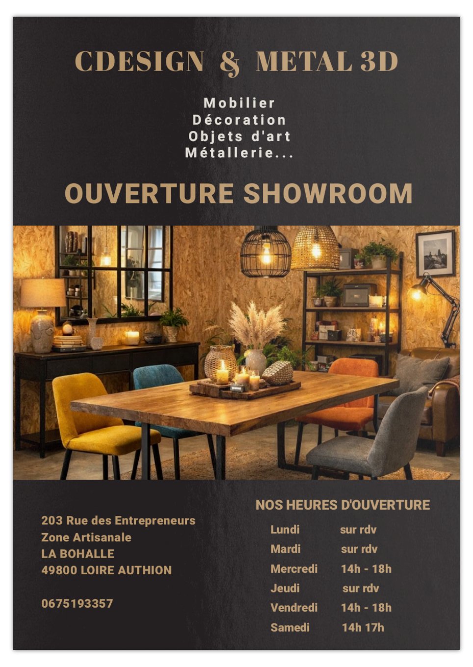 showroom cdesign mobilier